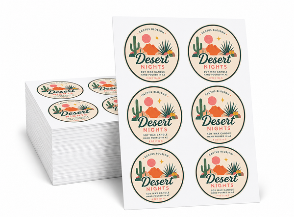 Premium Product Label sticker Sheets