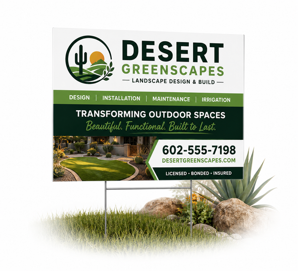 Eye Catching Yard Signs