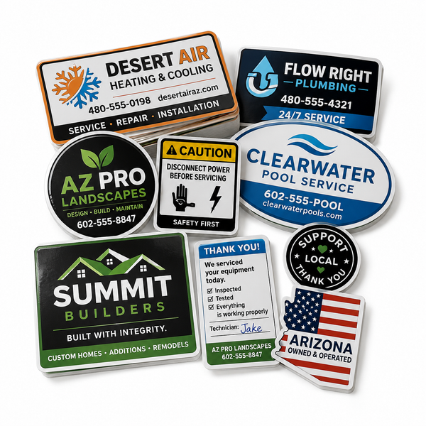 Waterproof Vinyl Stickers
