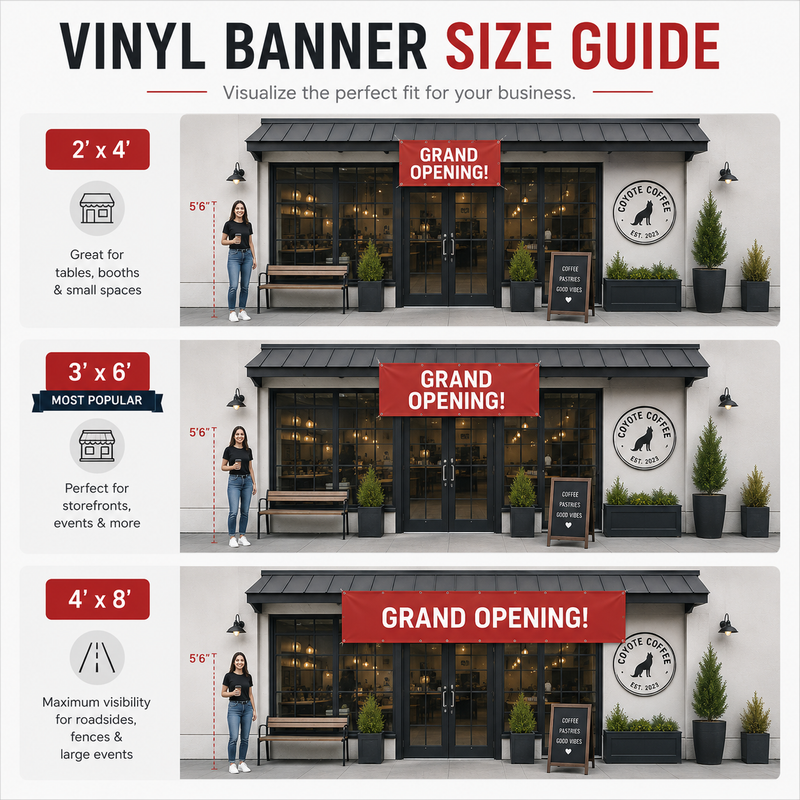 Vinyl Banner Size Guide