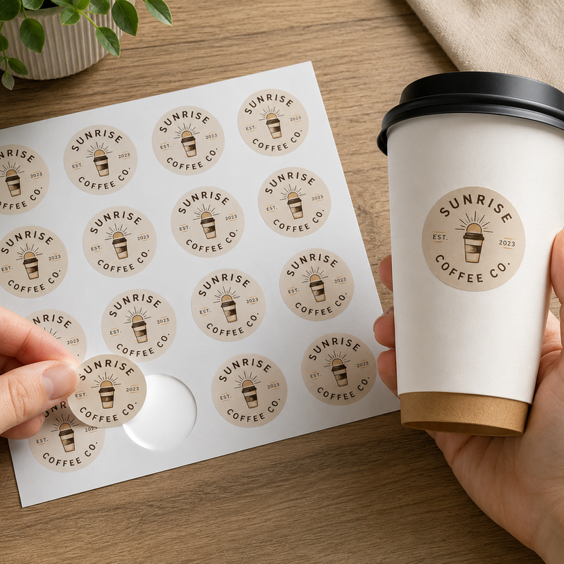 Single-Use Product Packaging Label Sheets