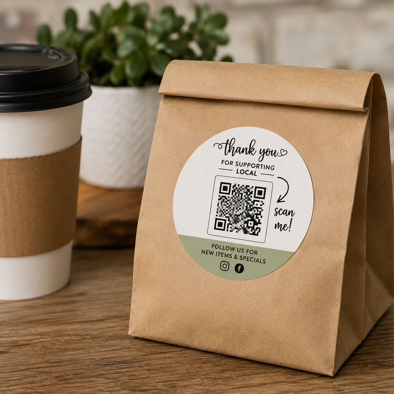 QR Code Stickers