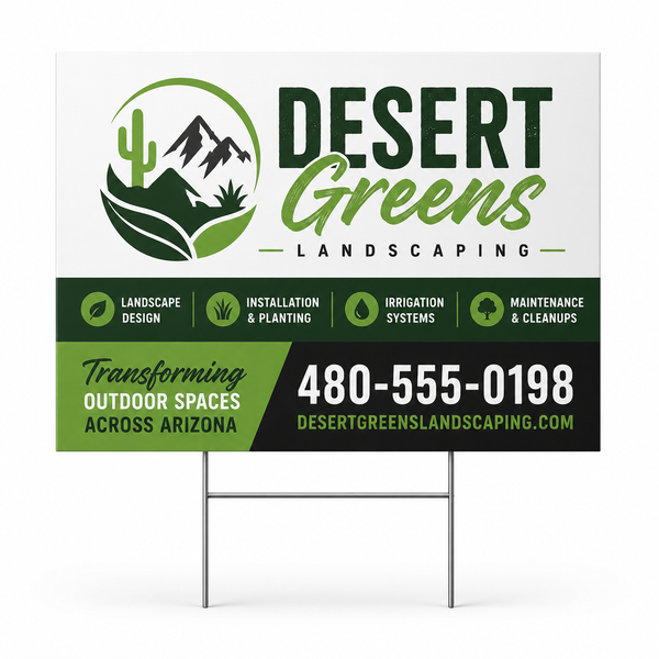 Eye-Catching Yard-Signs